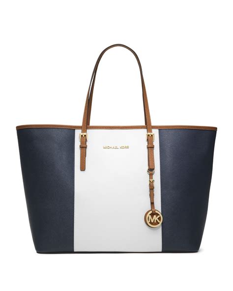 michael kors jet set travel blauw|mk jet set tote.